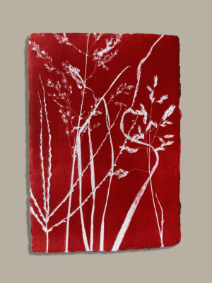 Monotype, empreinte réalisée à partir d'une vraie plante, pièce unique
