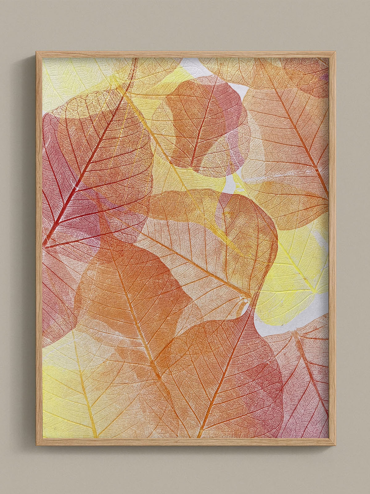 Monotype, empreinte réalisée à partir d'une vraie plante, pièce unique