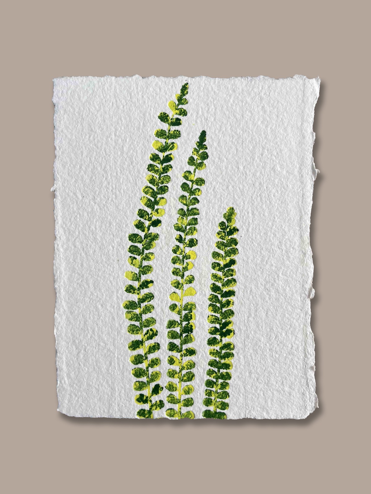 Création artisanale réalisée à partir d’une vraie plante