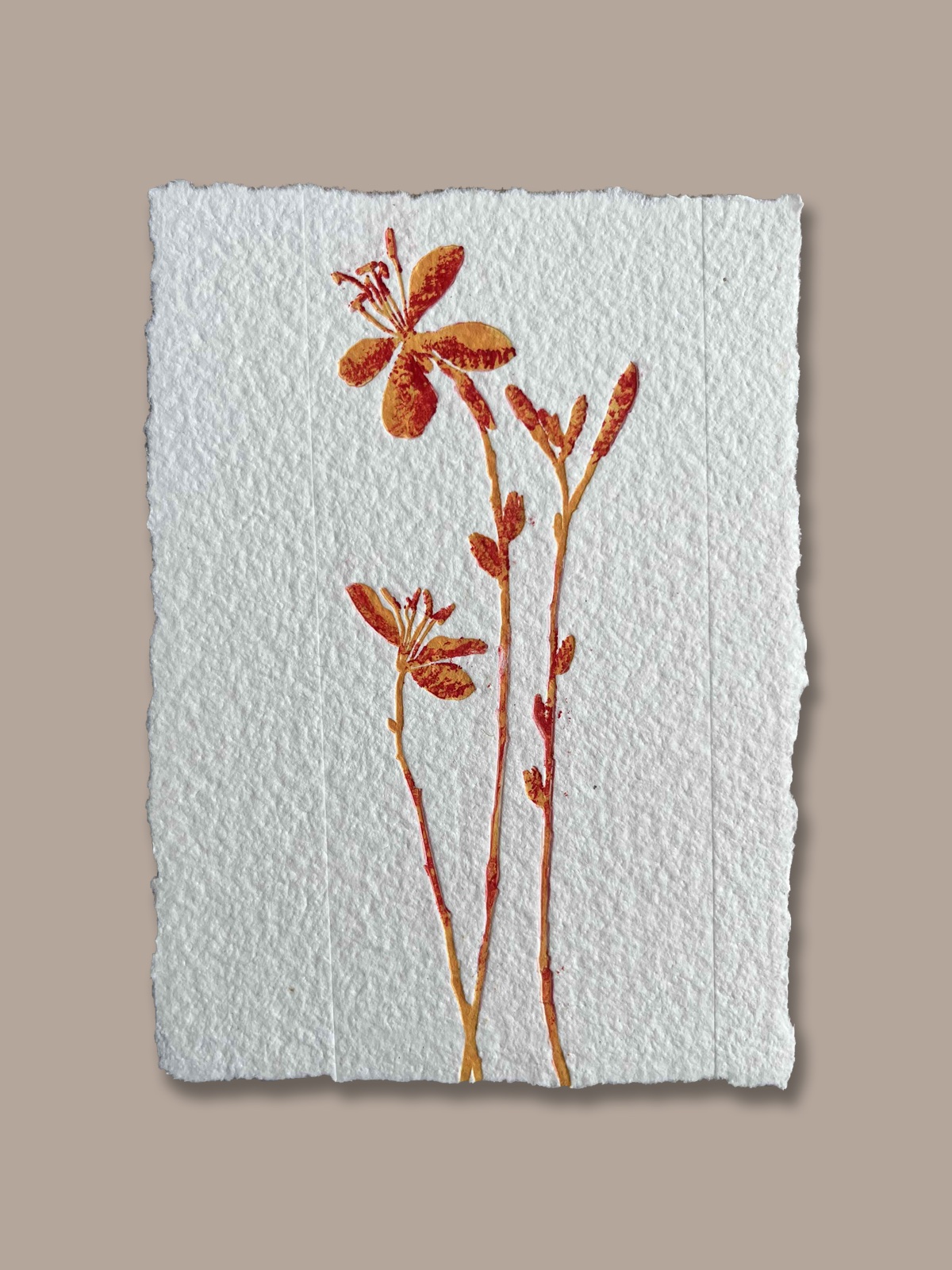 Création artisanale réalisée à partir d’une vraie plante