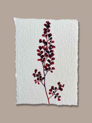 Création artisanale réalisée à partir d’une vraie plante